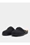 Faux Leather Slip On Clogs with Buckle Detail - 2