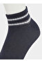Set of 5 - Striped Detail Quarter Socks - 5