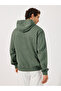 Minimal Front Statement Print Relaxed Fit Hoodie - 4