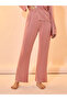 Contrast Edge Bow Detail Top & Pyjama Set - 4