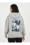 Oversized Regular Length Photo Print Hoodie - 5