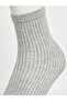 Set of 4 - Solid Rib Knit Socks - 5