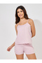 Solid Cami & Shorts Set