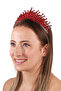 Special Princess Crown for Brides Bridal Costume Crown for Special Occasions Red - 2