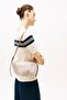 Canvas Beige Brown Women's Messenger Bag - 3