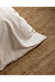 Linda Striped Double 100% Cotton Washable Seersucker Bed Sheet Pcs Duvet Cover Set - White/Coral - 4