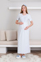 Melisa Nightgown and Dressing Gown Set / Maternity & Maternity 2-Piece Nightgown Set / Short Sleeve Nightgown - 3