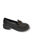 126-25 Leather Anatomical Chain Buckle Casual Women's Shoes - 3