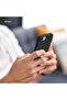 Liquid Silicone for iPhone 16E case cover (2025) Soft Microfiber Lining - Black - 8