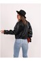 Women's Oversize Leather Jacket - 4