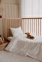 Baby Size (Without Sheets) Duvet Cover Set 100X150 cm |   Simple Brown Leaves - 4