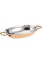 TCOD02 Copper Kadai Serving Dish – 21.5cm, Double Handle, Traditional Indian Serving Bowl