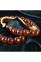 Squeezed Amber Barrel Cut 11.5X11Mm Rosary - 3