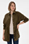 Women's Khaki Knitted Shirt 50298197 -Vr027