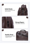Vertical Slipcase Secure Business Professional Multi Purpose Travel Laptop Bag - 4