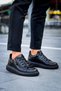 Kb-309 Kuback Charcoal Zipper and Lace-Up Casual Men's Shoes - 2