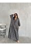 Viscose Patterned Hijab Dress - 3