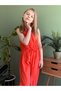 Girl's Special Style Design Stylish Colorful Jumpsuit with Neck Tie - 7