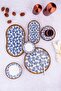 Lara - 26 Piece Porcelain Breakfast Set Iris - 2