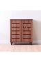 Ricky 14-Pair Shoe Cabinet - Teak L75xW32xH86cm - 3