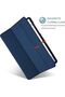 Galaxy Tab S8+ / S7+ 12.4” Trifold Slim Case with S Pen Cutout - Navy - 6
