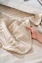Almila Beige Double Duvet Cover Pique Set - 8 Piece Dowry Set - 8