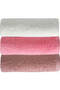 3-Piece Colorful Hand and Face Towel Set Natural Harmony