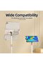 Metal, Height and Angle Adjustable Desktop Phone and Tablet Holder Portable Tablet, Phone Stand - 4