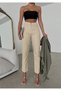 Mom Jean White Ankle Length Jeans Mom Jean 2024 - 3