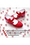 Orthopedic Heeled Evening Dress Girls' Shoes Glossy Series Abiayk2401 Patent Leather Red - 3