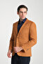 Bernando Men's Orange Suede Summer-Winter 4 Seasons Slim Fit Sports Blazer Jacket - 4