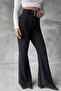Plus Size Belted Crepe Trousers - 3