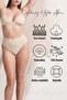 Large Size High Waist Women's Cotton Panties 6 Pack Oversize Bato - 2