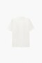 Crew Neck Club Petanque Sun Printed White Oversize Men's T-Shirt - 3