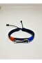 Adjustable Leather Bracelet No 5 with Fishing Rod Hook Detail - 3