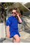 Girl's Balloon Sleeve Gipe Size Ruffle Dress - 5