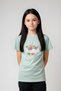 Roses Beautiful Printed Girl's Short Sleeve T-Shirt and Sweatpants Set - 2