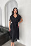 Women's Sashes Midi Length Chiffon Dress Nbk4116 - 5
