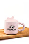3D Panda Embossed Porcelain Mug – 360ml, Cute and Stylish Design - 4