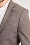 Pacune Men's Brown Cotton Blended Slim Fit Lycra Flexible Sports Blazer Jacket - 2
