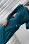 Women Lycra Button Detailed Islamic Dress Nms046 - 5