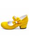 Orthopedic Heeled Evening Dress Girls' Shoes Soft Series Abiayk2401 Yellow - 6