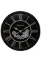 Loann Round Analog Wall Clock with Visible Moving Gears 76cm