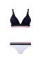 2 Pieces, Cotton & Lycra Thin Strap Polka Dot Bustier Shorts Set