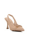 Nude Thin Heeled Women's Evening Dress Shoes 671124   Z - 3