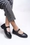 Saelheira Women's Ballerinas 0012250   Black Skin - 2