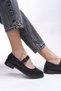 Saelheira Women's Ballerinas 0012250   Black Skin - 5