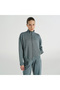Sabrina Women's Gray Stand Collar Jacket