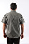 Short Sleeve Plaid Cotton Men's Shirt Kk-8073-Tss - 3
