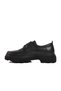 Black Genuine Leather Women's Casual Shoes 7465-1 Z - 2